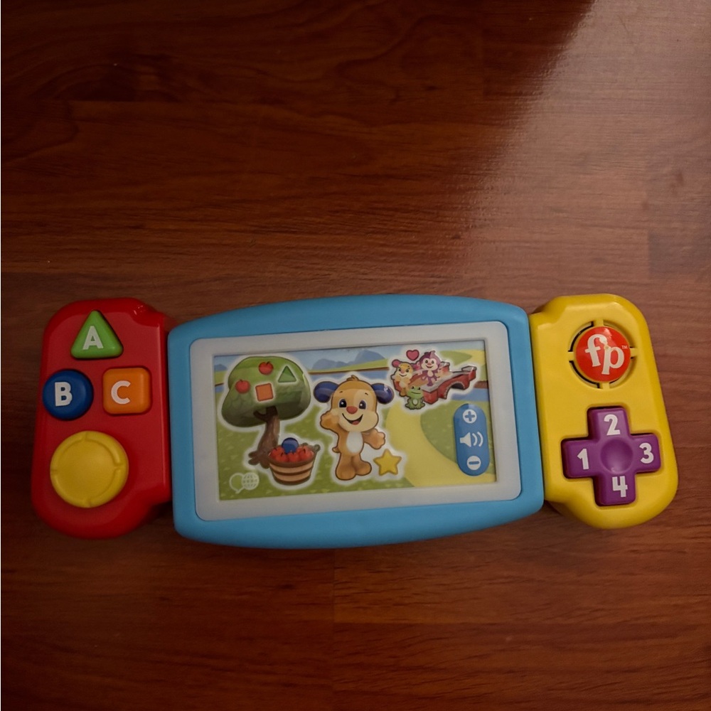 Fisher-Price Colorful Learning Tablet - Red, Blue, Yellow Game Console